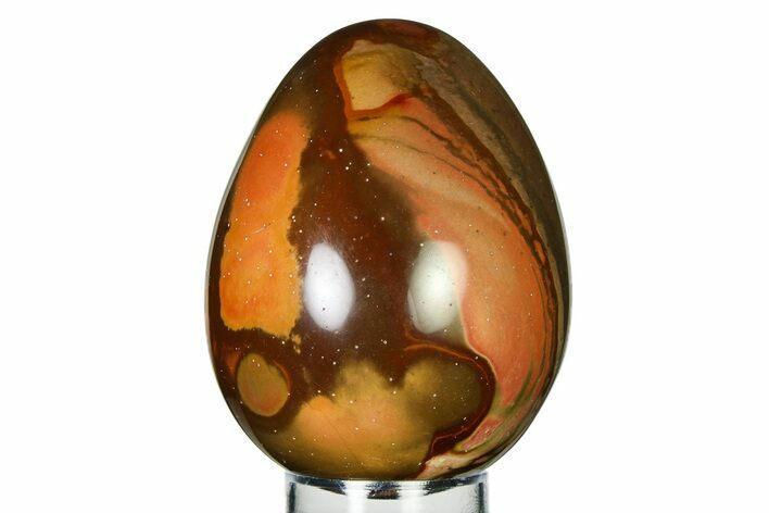 Polished Polychrome Jasper Egg - Madagascar #337246